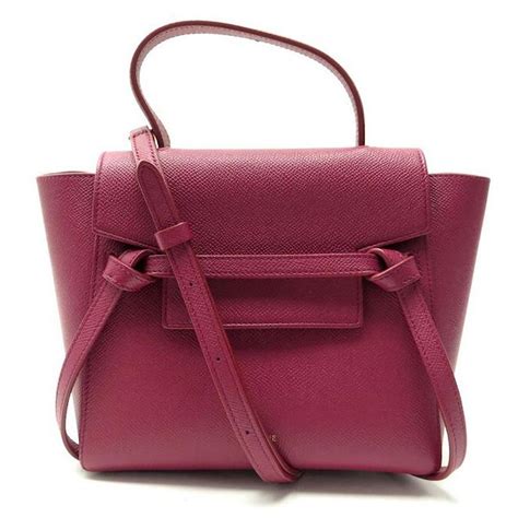 celine belt bag burgundy|Celine Leather Belt Bag Mini .